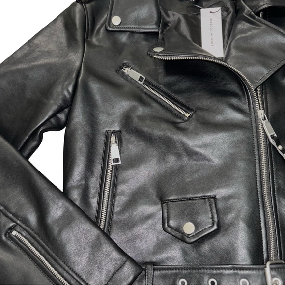 NWT Rebecca Minkoff Leathet Moto Jacket - Picture 4 of 8